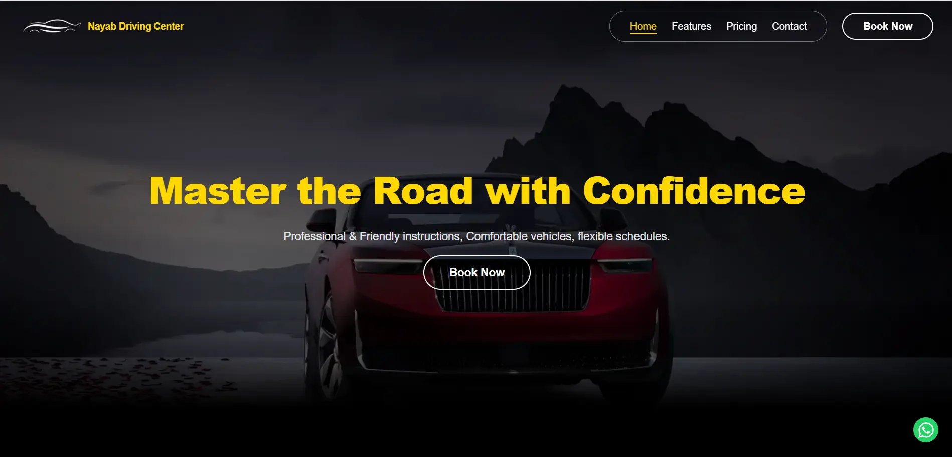 Nayab Driving Center - Project Screenshot