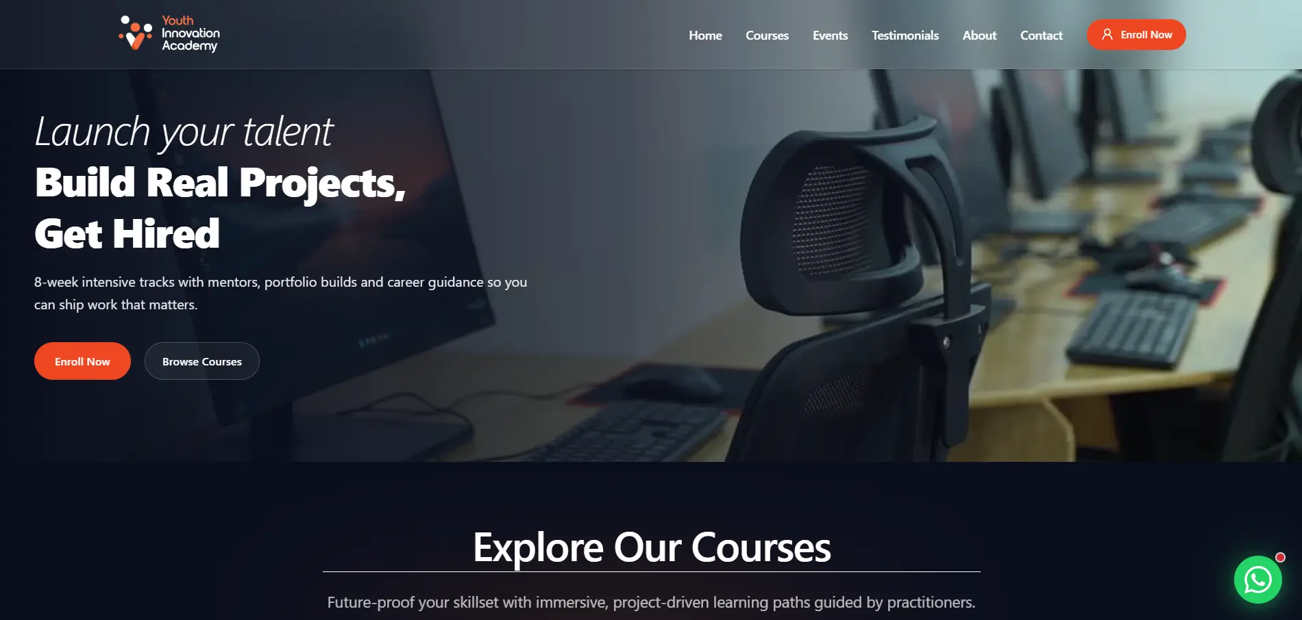 Youth Innovation Academy - Project Screenshot